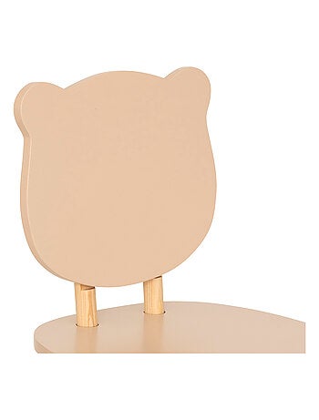 Silla infantil con respaldo de osito