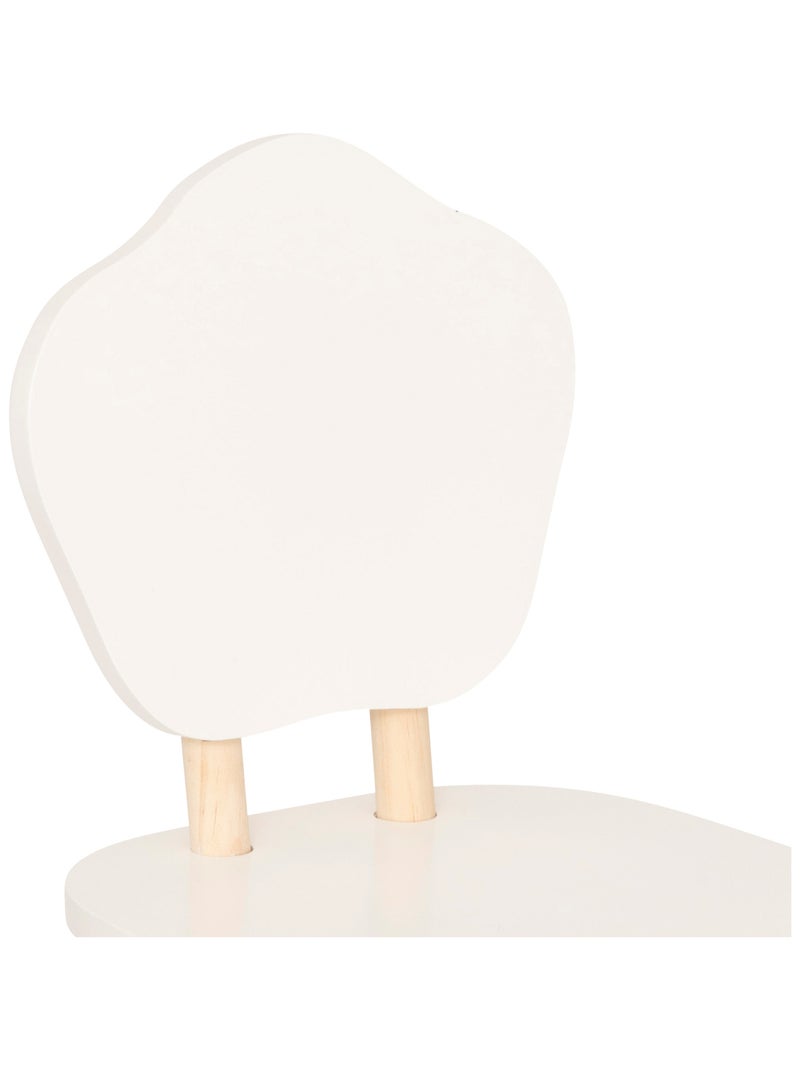 Silla infantil de forma orgánica Blanco - Kiabi