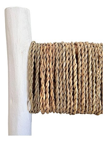 Silla infantil de madera blanca y doum