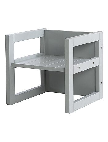 Silla infantil de madera convertible en taburete - 3 alturas de asiento 'Roba'