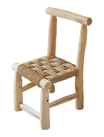 Silla infantil de madera Japandi