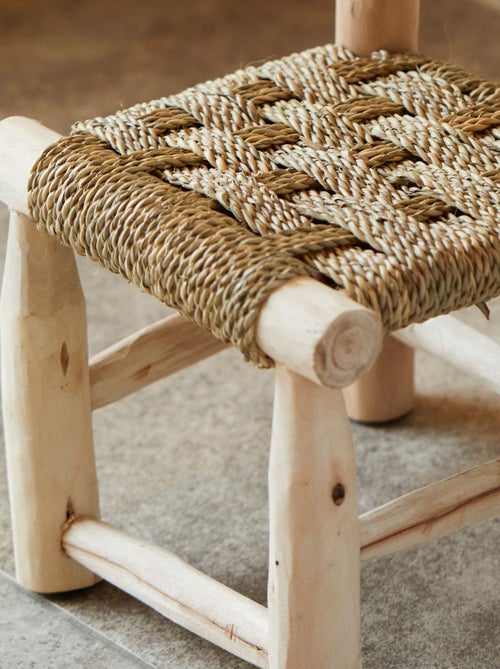 Silla infantil de madera Japandi - Kiabi