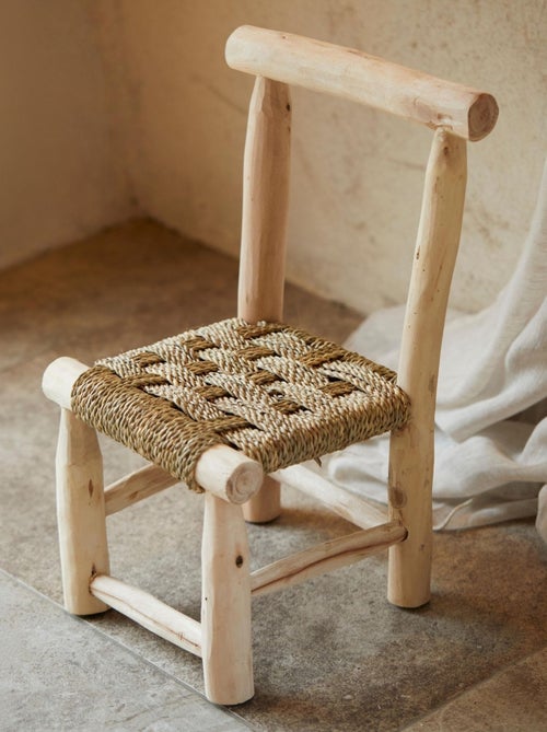Silla infantil de madera Japandi - Kiabi