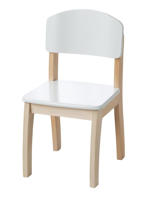 Silla infantil en madera lacada blanca - de 2 a 10 años 'Roba' - Kiabi