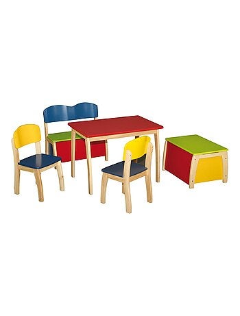 Silla infantil en madera multicolor - de 2 a 10 años 'Roba'