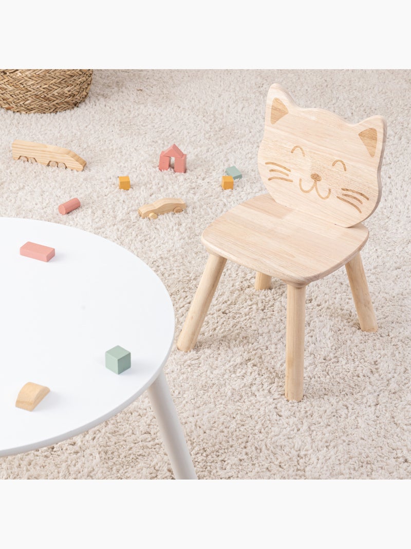 Silla infantil para gatos pia hévéa Marrón - Kiabi
