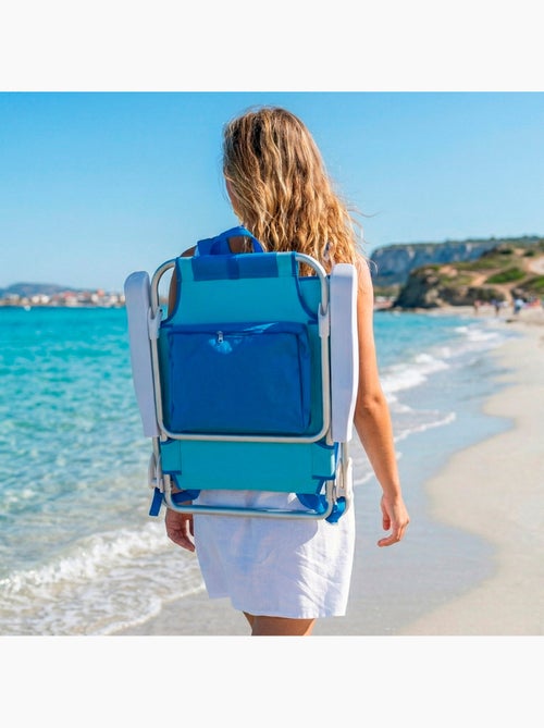 Silla playa baja mochila multiposición 50x54x80 cm aktive - Kiabi