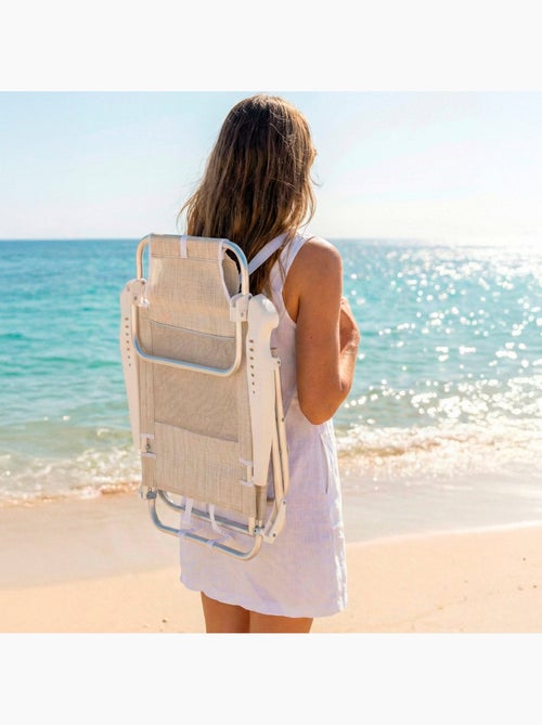 Silla playa baja multiposición 47x49x82 cm aktive - Kiabi