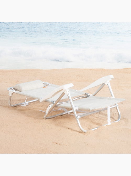 Silla playa baja multiposición 47x49x82 cm aktive - Kiabi
