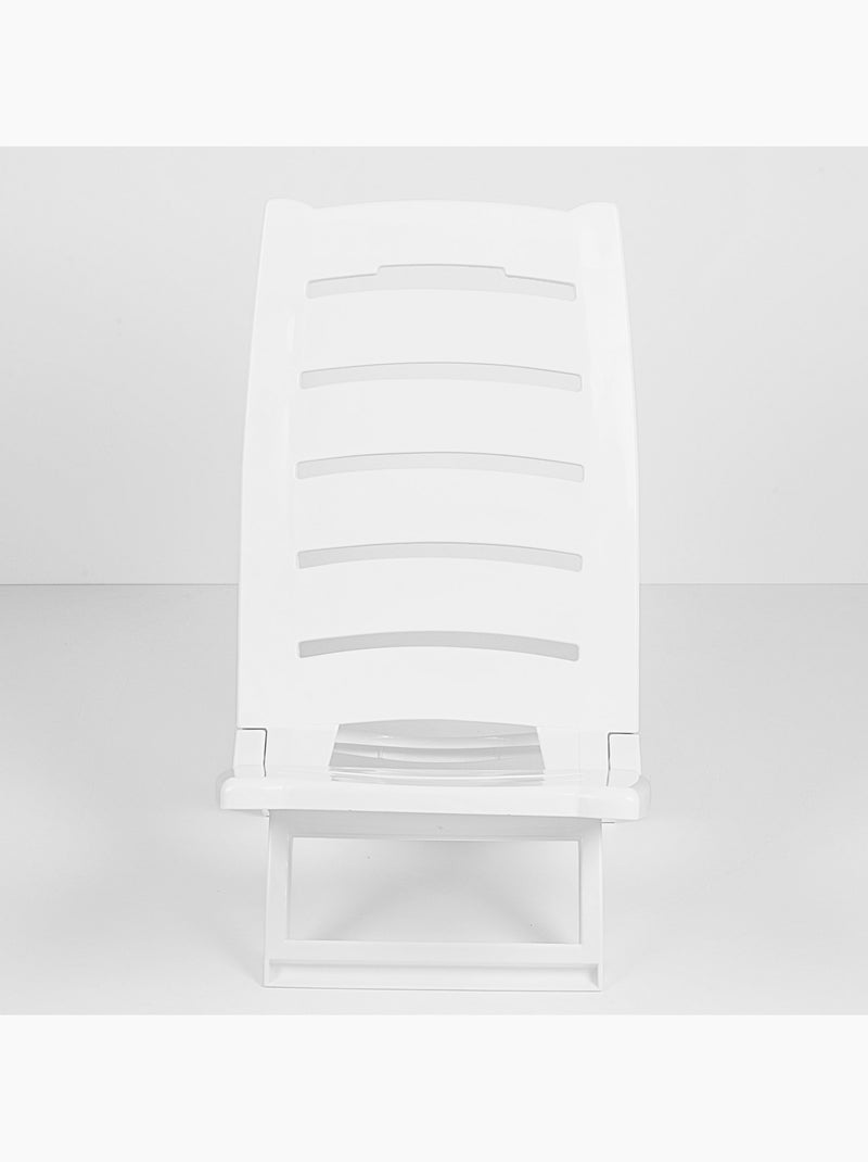 Silla playa plástico plegable baja aktive Blanco - Kiabi