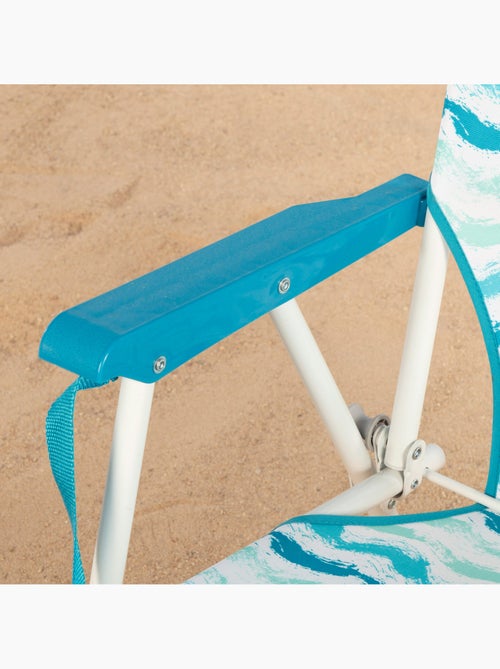 Silla playa plegable 45x40x70 cm con bolsillo trasero aktive - Kiabi