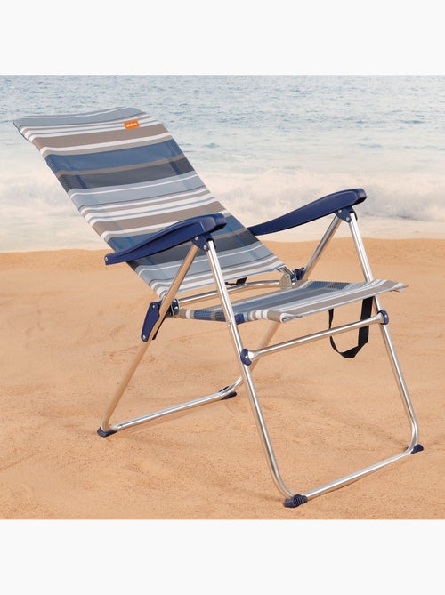 Silla playa plegable alta 5 posiciones aktive - Kiabi