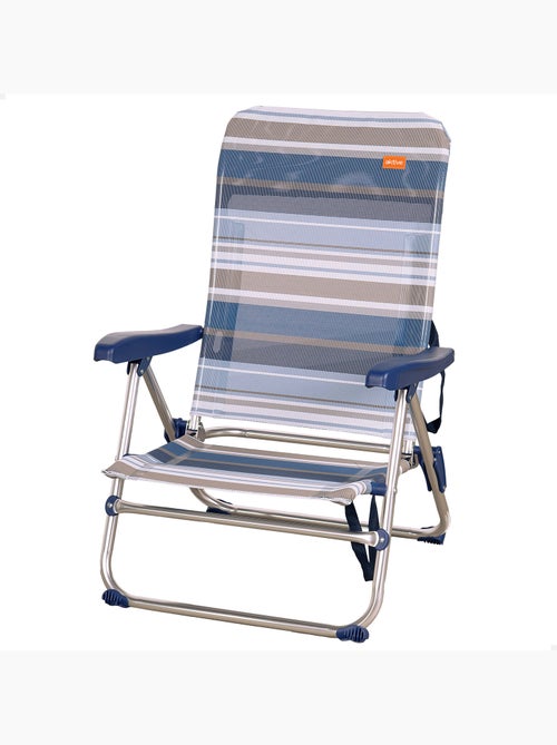 Silla playa plegable baja 5 posiciones aktive - Kiabi