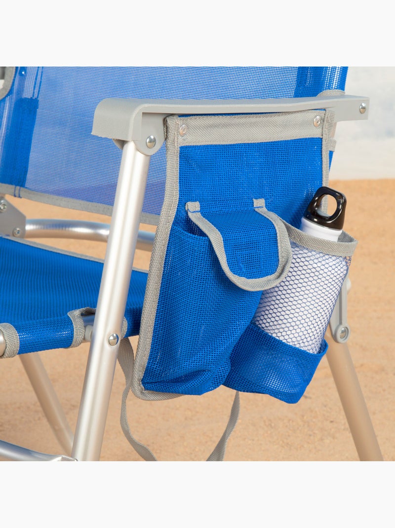 Silla playa plegable fija aktive Azul - Kiabi