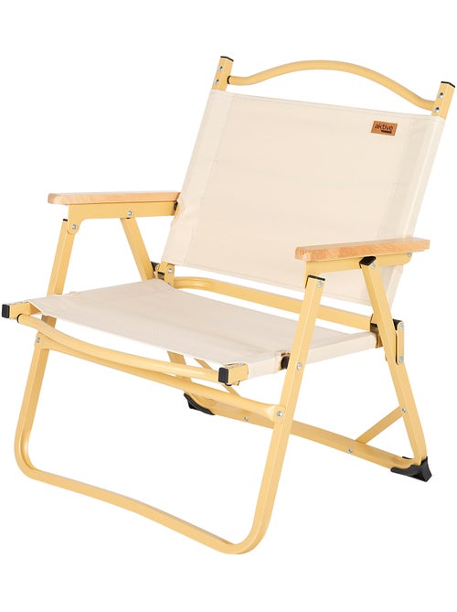 Silla plegable baja glamping aluminio con bolsillo aktive - Kiabi