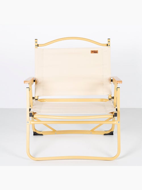 Silla plegable baja glamping aluminio con bolsillo aktive - Kiabi