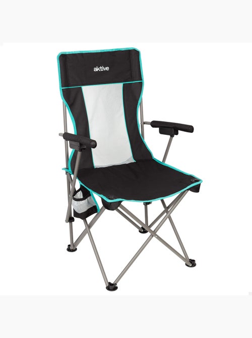 Silla plegable camping 48x48x102 cm con respaldo de rejilla aktive - Kiabi