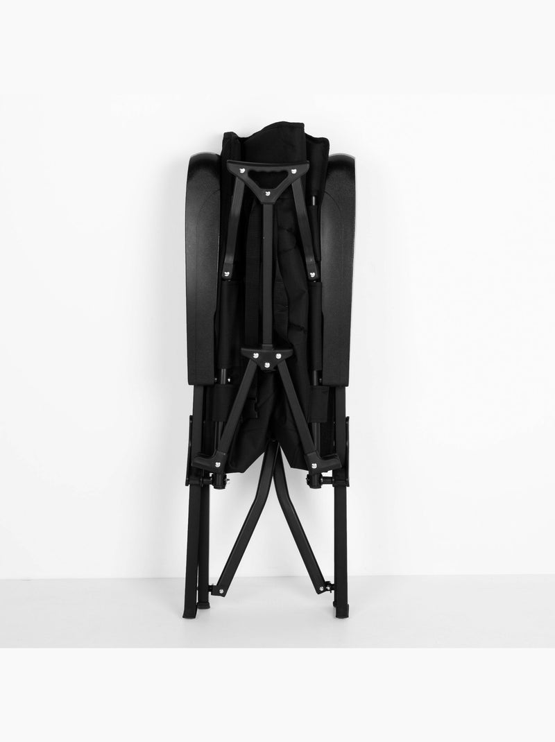 Silla plegable camping acolchada y reclinable 5 posiciones aktive Negro - Kiabi
