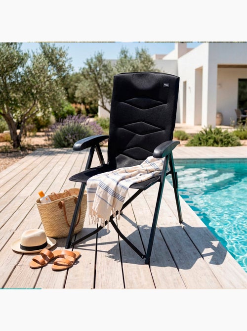 Silla plegable camping acolchada y reclinable 5 posiciones aktive - Kiabi Silla plegable camping acolchada y reclinable 5 posiciones aktive - Kiabi