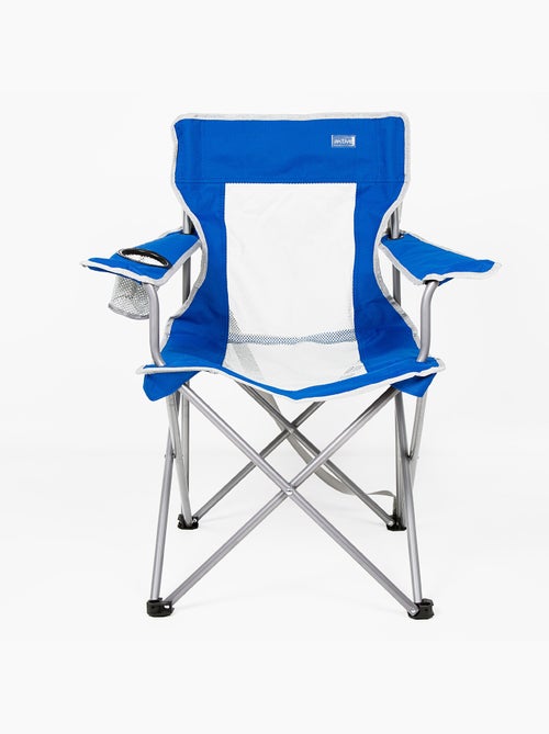Silla plegable camping con posavasos y respaldo transpirable aktive - Kiabi