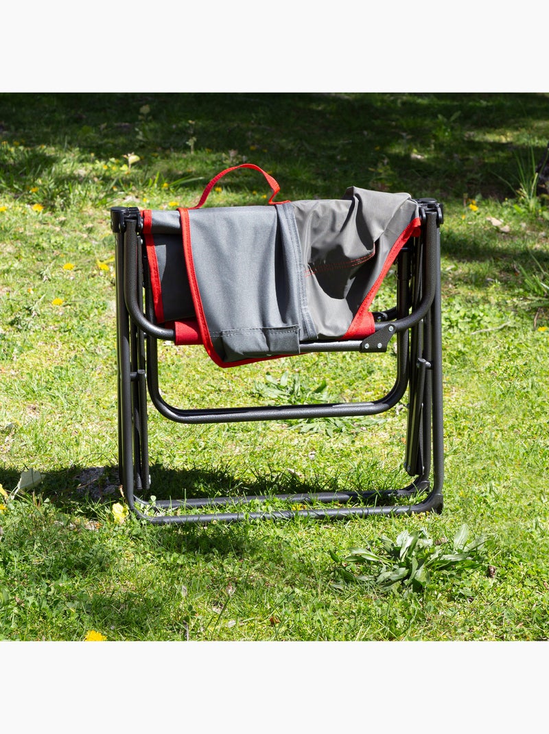 Silla plegable camping director antivuelco con plegado compacto aktive Gris - Kiabi