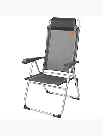 Silla plegable camping multiposición con cojín aktive