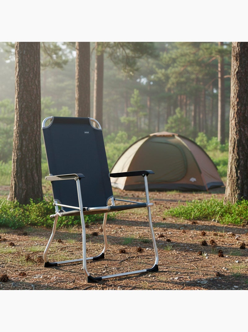 Silla plegable de aluminio fija aktive Gris - Kiabi