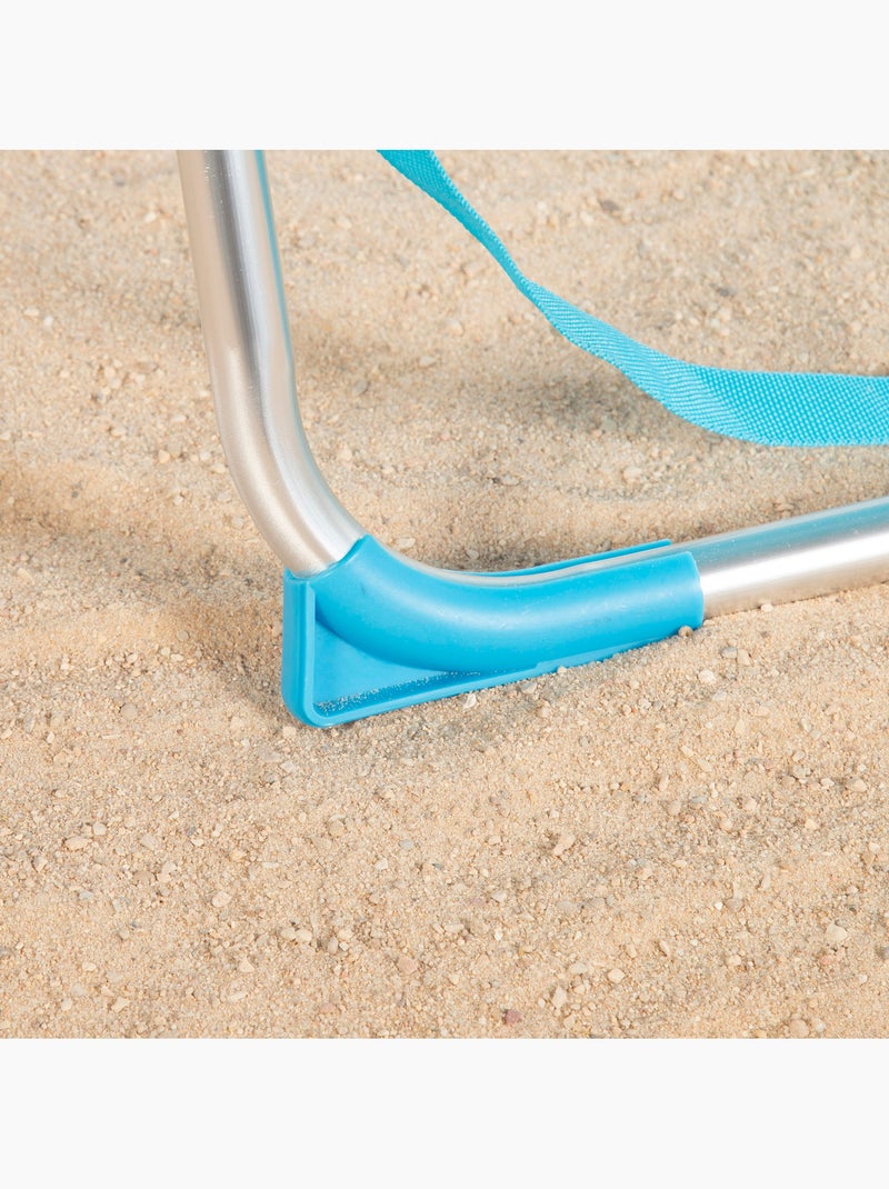 Silla plegable de playa 44x40x72 cm con asa aktive Azul - Kiabi