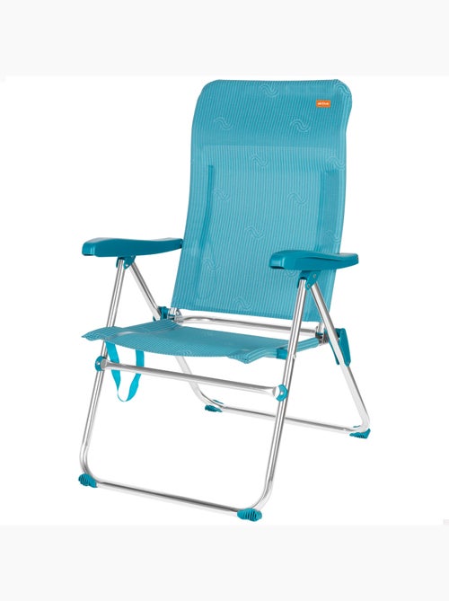Silla plegable de playa multiposición 47x62x90 cm con asa aktive - Kiabi