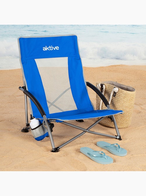 Silla plegable de tela para playa aktive - Kiabi