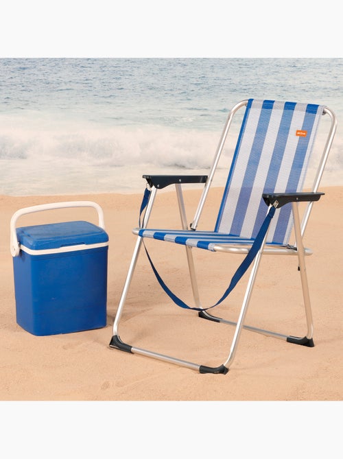 Silla plegable fija 44x45x76 cm aluminio aktive - Kiabi