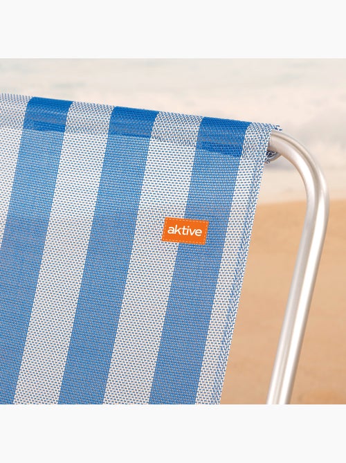 Silla plegable fija 44x45x76 cm aluminio aktive - Kiabi