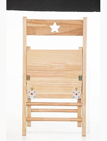 Silla plegable infantil de hevea natural