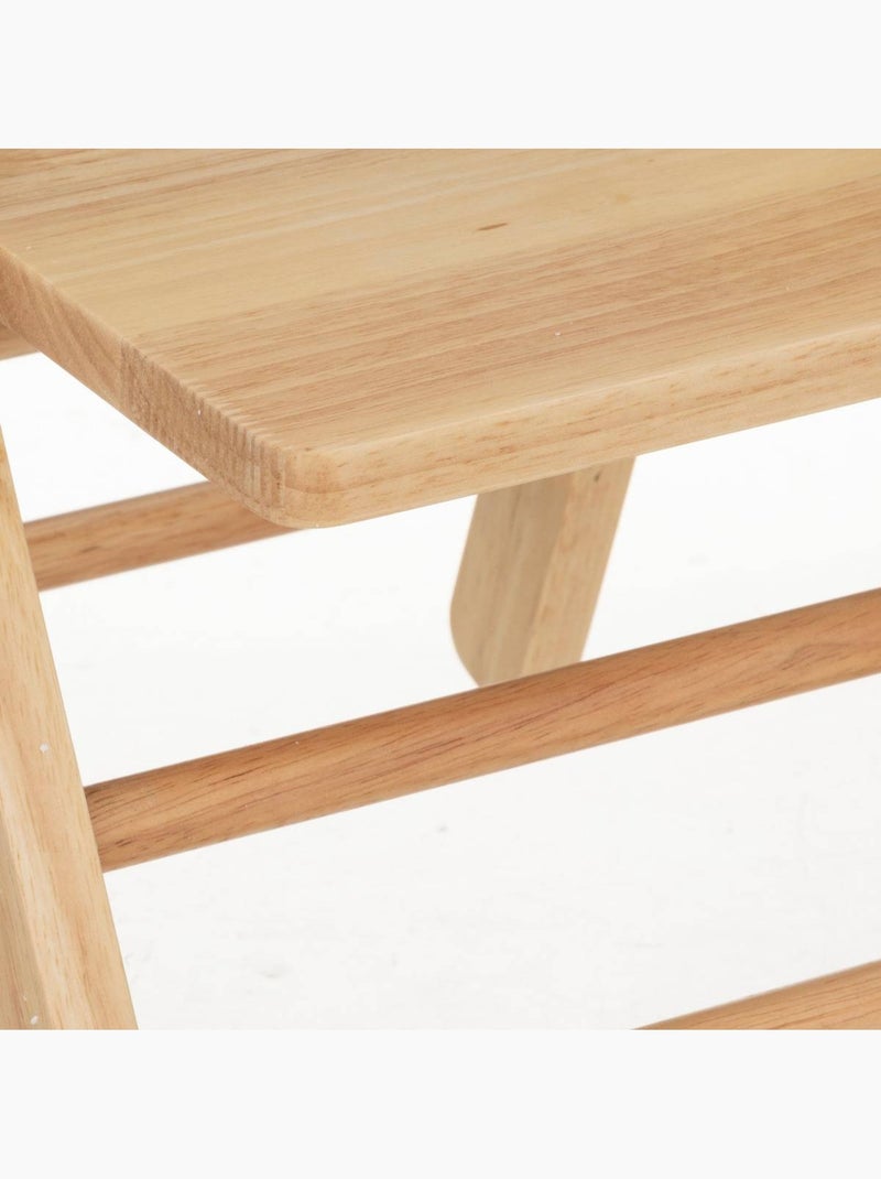 Silla plegable infantil de hevea natural Beige - Kiabi