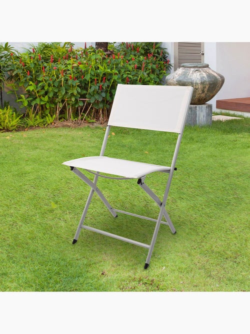 Silla plegable jardín tejido reforzado aktive - Kiabi