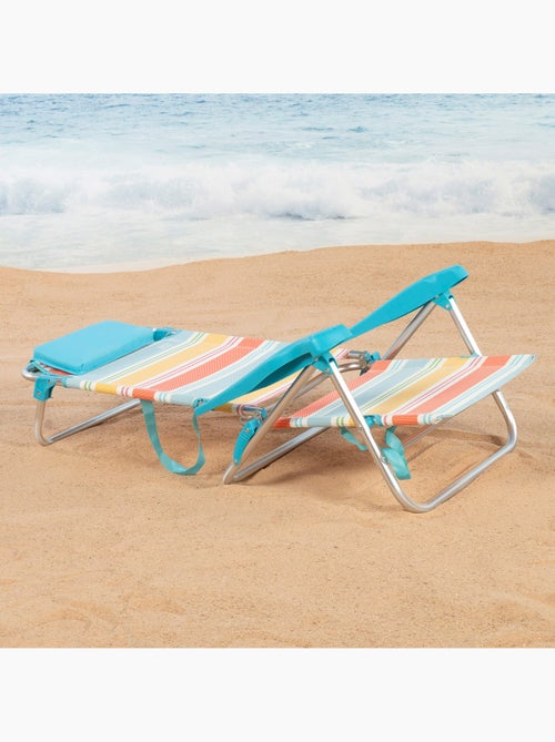Silla plegable playa 8 posiciones 50x48x80 cm aktive - Kiabi