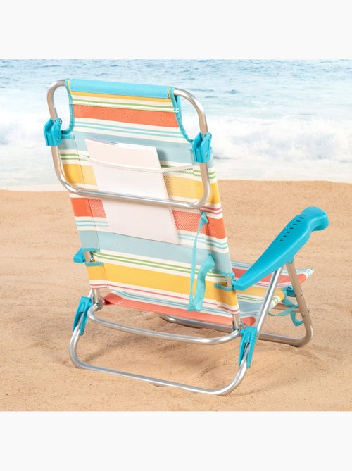 Silla plegable playa 8 posiciones 50x48x80 cm aktive - Kiabi