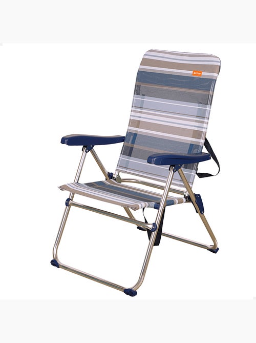 Silla plegable playa alta 5 posiciones aktive - Kiabi