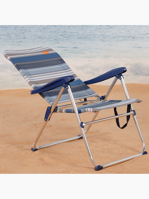 Silla plegable playa alta 5 posiciones aktive - Kiabi