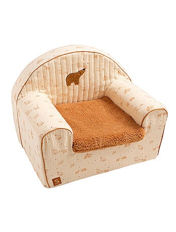 Sillón club infantil de gasa de algodón y - SAUTHON
