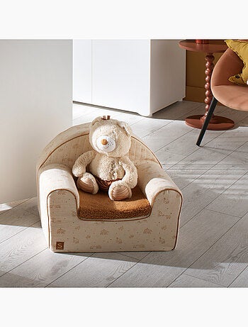 Sillón club infantil de gasa de algodón y - SAUTHON