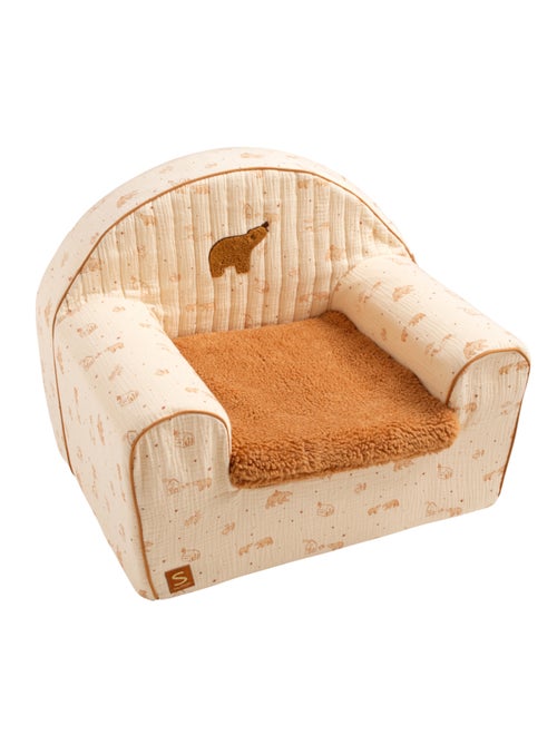 Sillón club infantil de gasa de algodón y - SAUTHON - Kiabi