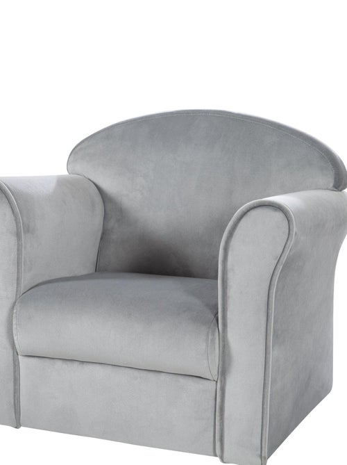 Sillón club infantil en terciopelo suave - ROBA 'lil sofa' - Kiabi