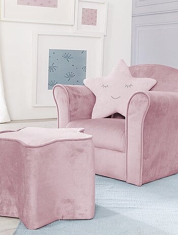 Sillón club infantil en terciopelo suave - ROBA 'lil sofa'