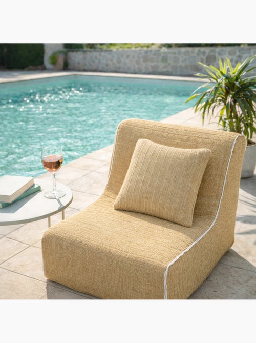 Sillón hinchable modular de exterior con funda extraíble FORMENTERA - Kiabi
