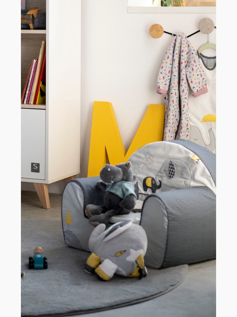 Sillón infantil 42x48cm de algodón - SAUTHON Gris - Kiabi