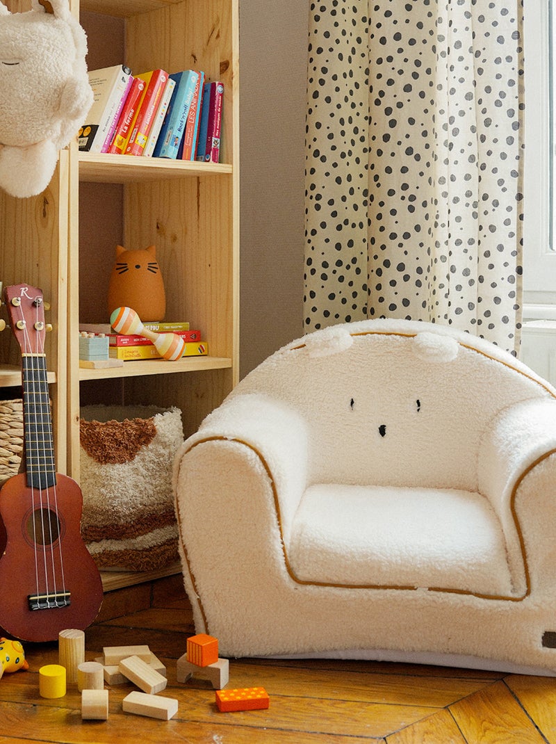 Sillón infantil osito convertible Crema - Kiabi