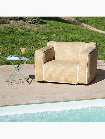 Sillón modular hinchable de exterior con reposabrazos FORMENTERA