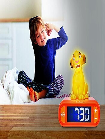 Simba Luz nocturna Reloj despertador con sonidos