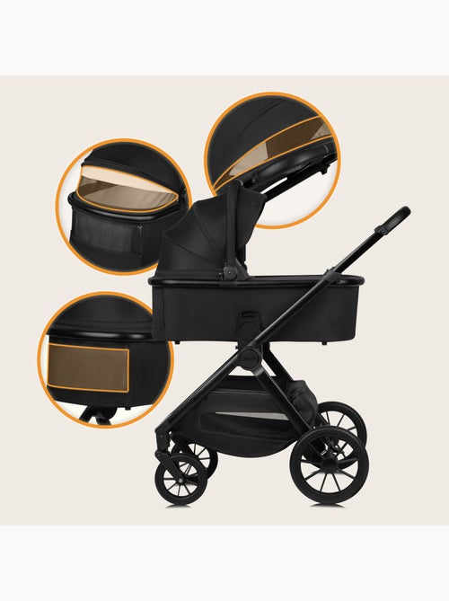 Sistema de viaje 2 en 1 LIONELO Layla - Hasta 22 kg - El sistema de viaje incluye cochecito, capazo, - Kiabi